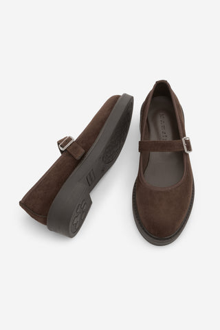 Kadın Loafer Günlük Ayakkabı Norgi - Kahve Süet