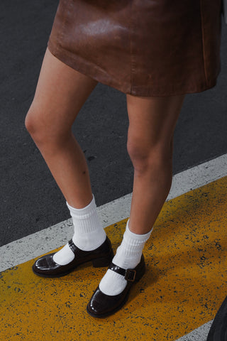 Kadın Loafer Günlük Topuklu Ayakkabı Meniz - Kahve Croco