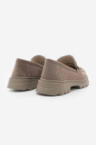 Kadın Loafer  Zincirli Günlük Ayakkabı Zolez - Vizon