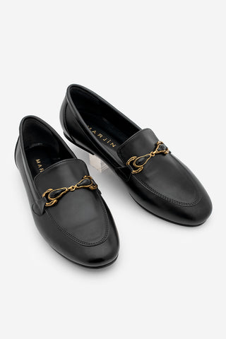 Kadın Loafer Tokalı Günlük Ayakkabı Tavelo - Siyah