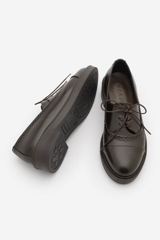 Kadın Oxford Ayakkabı Marvo - Kahve