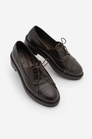 Kadın Oxford Ayakkabı Marvo - Kahve