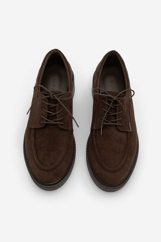 Kadın Oxford Ayakkabı Nesan - Kahve Süet