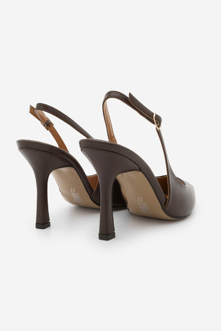 Kadın Stiletto Topuklu Ayakkabı Süvat - Kahve