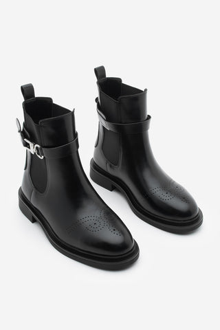 Kadın Tokalı Günlük Bot Apade - Siyah