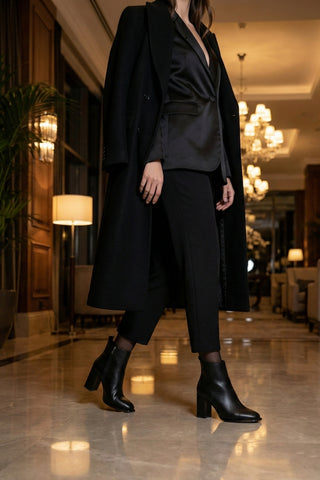 Kadın Topuklu Bot Kanis - Siyah