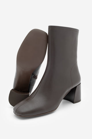 Kadın Topuklu Bot Nonas - Kahve