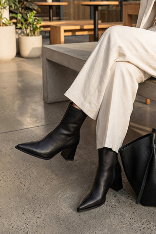Kadın Topuklu Bot Simva - Siyah