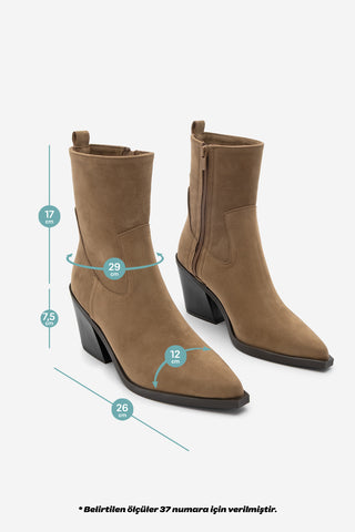 Kadın Western Bot Fetya - Taba