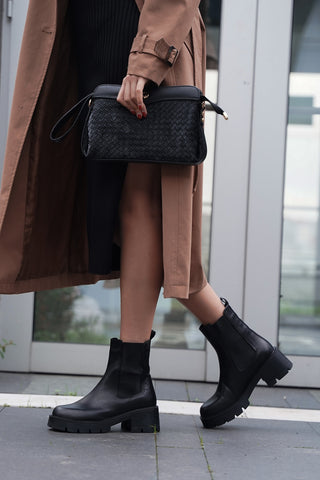 Kadın El Ve Omuz Çantası Faris - Siyah