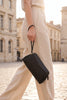Kadın Hasır Görünümlü Clutch & Portföy El Ve Omuz Çantası Amarte - Siyah