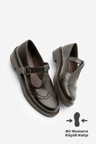 Kadın Loafer Günlük Ayakkabı Titra - Kahve