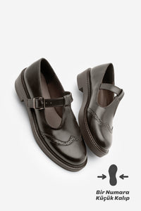 Kadın Loafer Günlük Ayakkabı Titra - Kahve