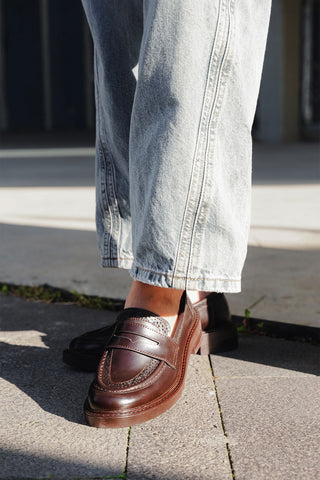 Kadın Loafer Günlük Ayakkabı Tornus - Kahve