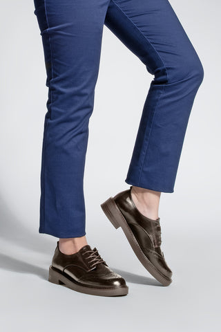 Kadın Oxford Ayakkabı Sindo - Kahve