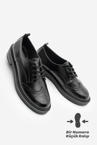 Kadın Oxford Ayakkabı Sindo - Siyah