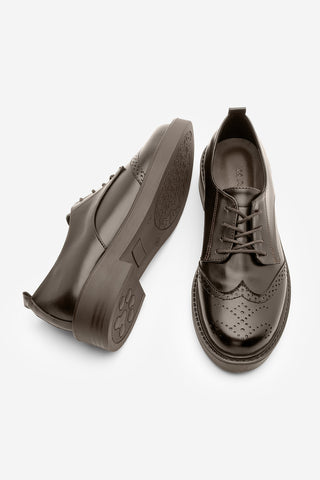 Kadın Oxford Ayakkabı Sindo - Kahve