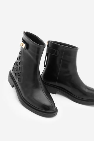 Kadın Tokalı Günlük Bot Himpa - Siyah