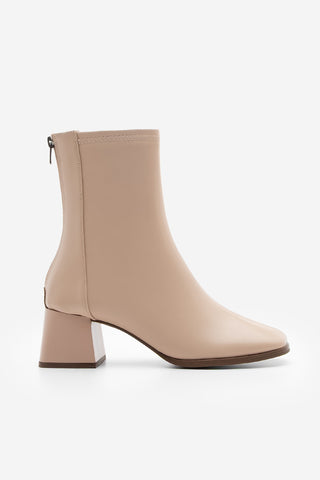 Kadın Topuklu Bot Nayis - Bej