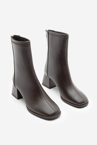 Kadın Topuklu Bot Nayis - Kahve