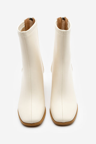 Kadın Topuklu Bot Nayis - Ekru