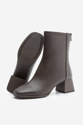 Kadın Topuklu Bot Nayis - Kahve