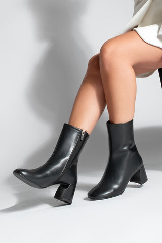 Kadın Topuklu Bot Nonas - Siyah