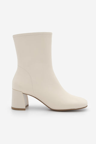 Kadın Topuklu Bot Nonas - Ekru