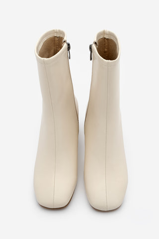Kadın Topuklu Bot Nonas - Ekru