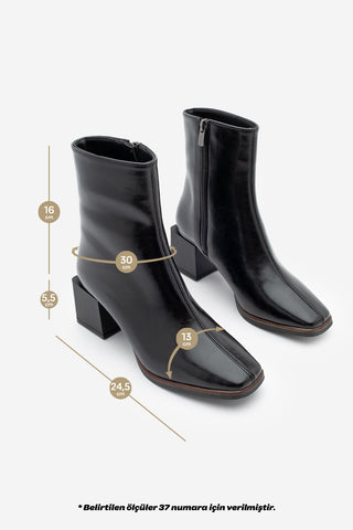 Kadın Topuklu Bot Bootie Noyes - Siyah