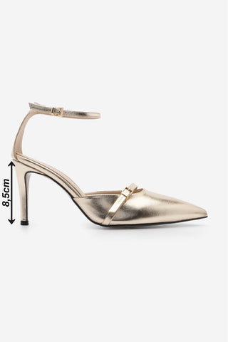 Kadın Stiletto Topuklu Ayakkabı Nalin - Altın