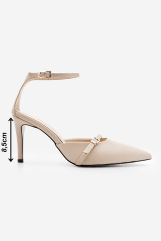 Kadın Stiletto Topuklu Ayakkabı Nalin - Bej