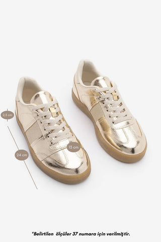 Kadın Sneaker Spor Ayakkabı Penor - Altın