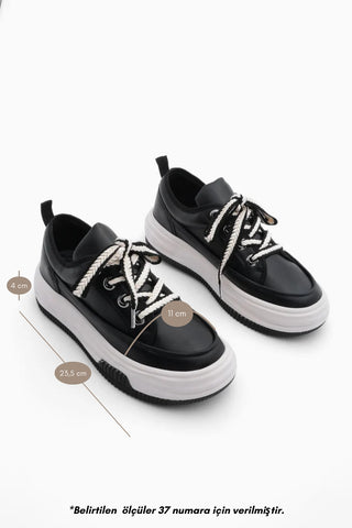 Kadın Sneaker  Spor Ayakkabı Rova - Siyah