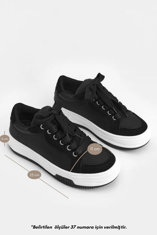 Kadın Sneaker  Spor Ayakkabı Sifaz - Siyah