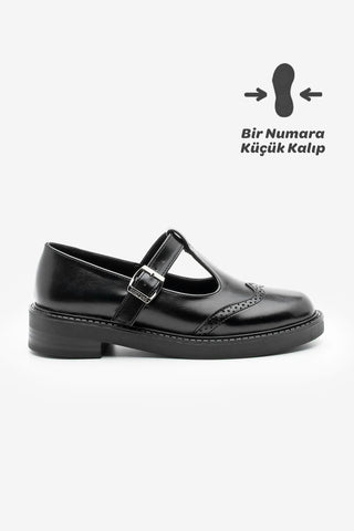Kadın Loafer Günlük Ayakkabı Titra - Siyah