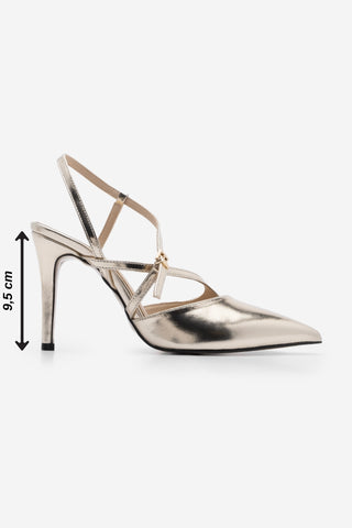 Kadın Stiletto Topuklu Ayakkabı Tivo - Altın