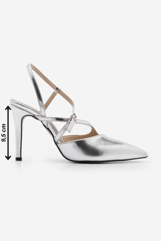 Kadın Stiletto Topuklu Ayakkabı Tivo - Gümüş