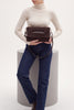 Kadın Clutch & Portföy El ve Omuz Çantası Sonira - Kahve Süet