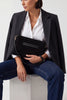 Kadın Clutch & Portföy El ve Omuz Çantası Sonira - Siyah Süet