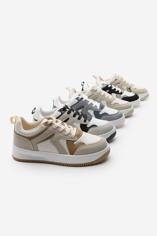 Kadın Sneaker Kalın Taban Spor Ayakkabı Aryan - Camel