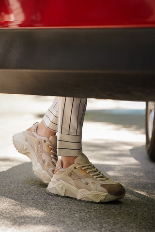 Kadın Sneaker Spor Ayakkabı Edisa - Bej