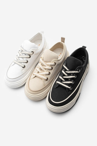 Kadın Sneaker  Spor Ayakkabı Hesna - Ekru