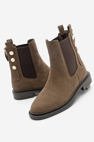 Kadın Günlük Bot Valone - Kahve Süet