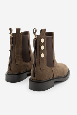 Kadın Günlük Bot Valone - Kahve Süet