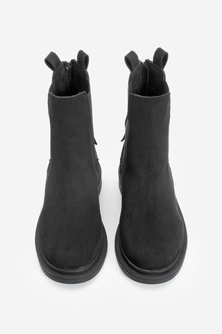 Kadın Günlük Bot Valone - Siyah Süet