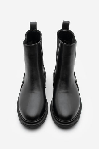 Kadın Zımbalı Günlük Bot Pamer - Siyah