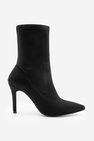 Kadın Streç Topuklu Bot Pesina - Siyah