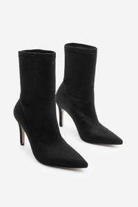 Kadın Streç Topuklu Bot Pesina - Siyah