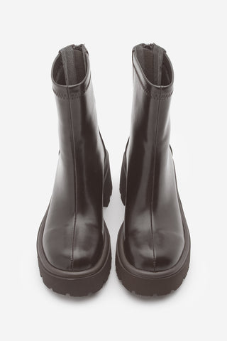 Kadın Kalın Topuklu Günlük  Bot Lofani - Kahve